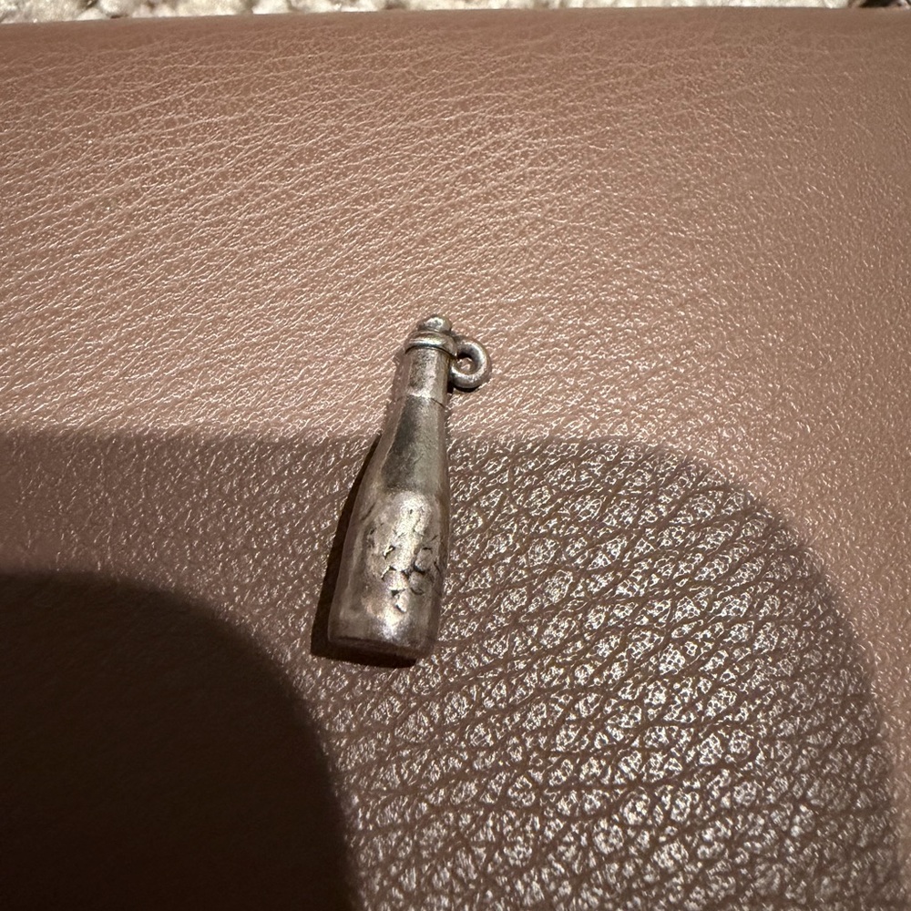 James Avery Silver Wine Bottle Charm